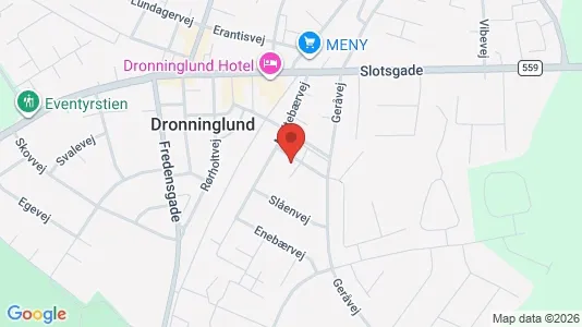 Apartments for rent i Dronninglund - kort over placeringen