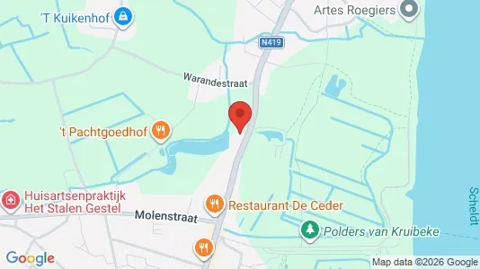 Apartments for rent i Kruibeke - kort over placeringen