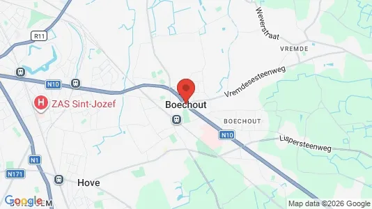 Apartments for rent i Boechout - kort over placeringen