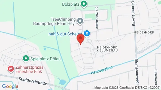 Apartments for rent i Halle (Saale) - kort over placeringen