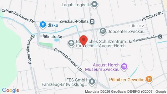 Apartments for rent in Zwickau - Photo from Google Street View