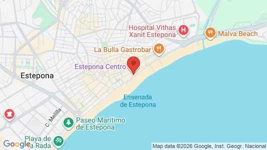 Apartments for rent i Estepona - kort over placeringen
