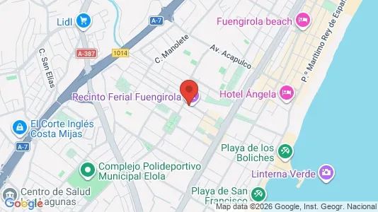 Apartments for rent i Fuengirola - kort over placeringen