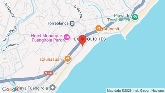Apartments for rent i Fuengirola - kort over placeringen