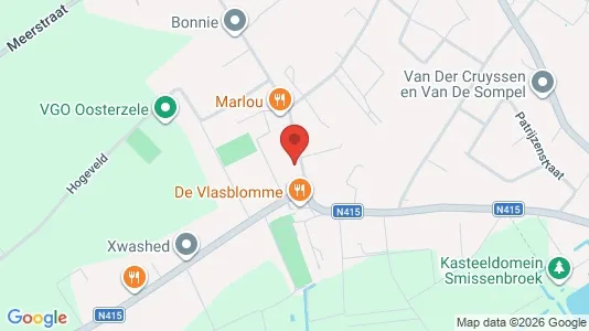 Apartments for rent i Oosterzele - kort over placeringen