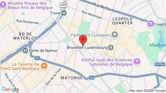 Apartments for rent i Brussels Elsene - kort over placeringen