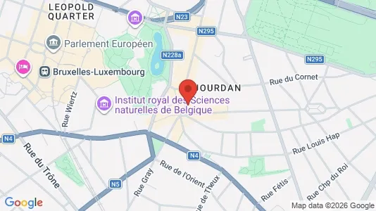 Apartments for rent i Brussels Etterbeek - kort over placeringen