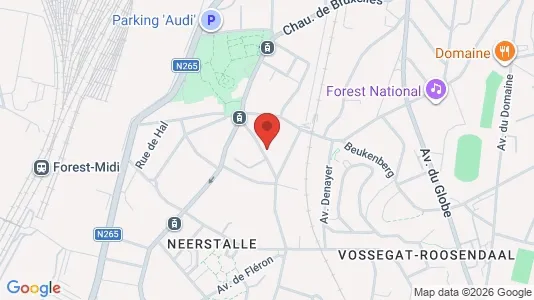 Apartments for rent i Brussels Vorst - kort over placeringen