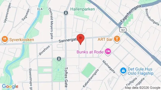 Apartments for rent i Oslo Grünerløkka - kort over placeringen