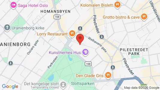 Rooms for rent i Oslo St. Hanshaugen - kort over placeringen