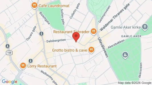 Rooms for rent i Oslo St. Hanshaugen - kort over placeringen