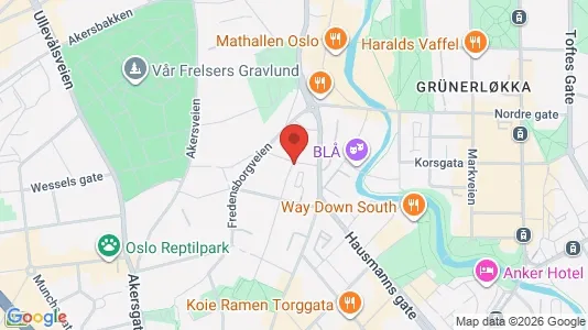 Apartments for rent i Oslo St. Hanshaugen - kort over placeringen