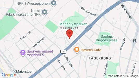 Apartments for rent i Oslo St. Hanshaugen - kort over placeringen