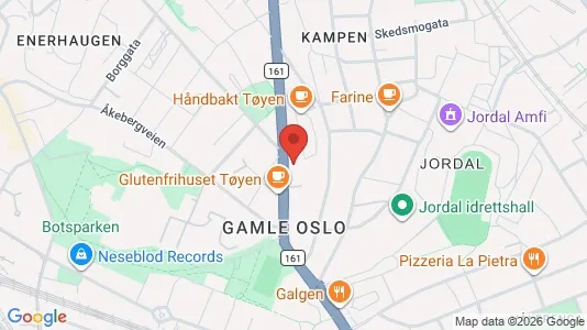 Rooms for rent i Oslo Gamle Oslo - kort over placeringen