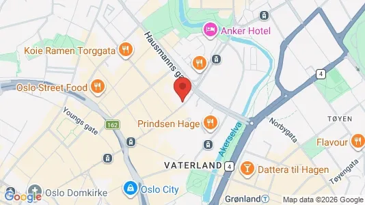 Apartments for rent i Oslo Grünerløkka - kort over placeringen