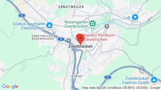 Apartments for rent in Zweibrücken - Photo from Google Street View