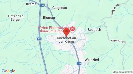 Apartments for rent i Kirchdorf an der Krems - kort over placeringen