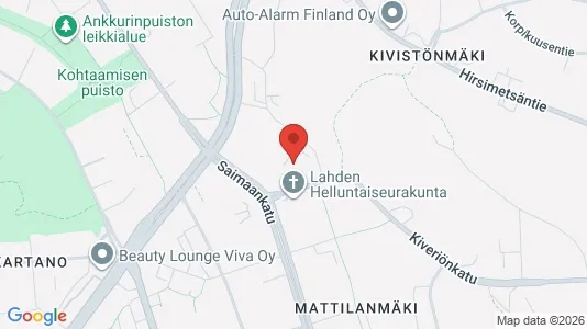 Apartments for rent i Lahti - kort over placeringen
