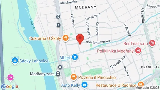 Apartments for rent i Prague 12 - kort over placeringen