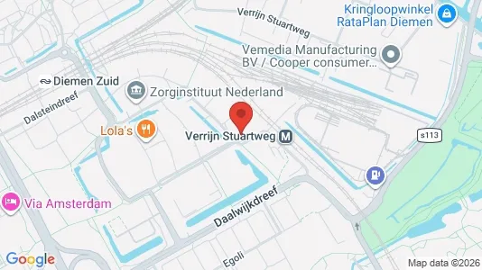 Apartments for rent i Diemen - kort over placeringen