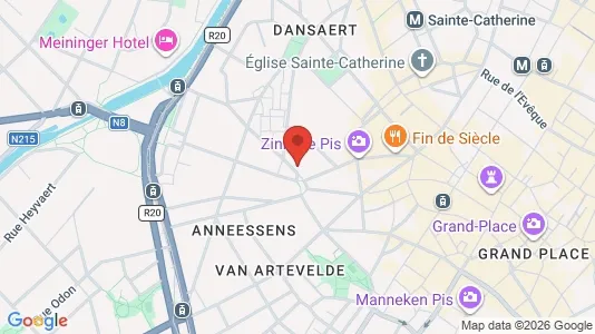 Apartments for rent i Stad Brussel - kort over placeringen