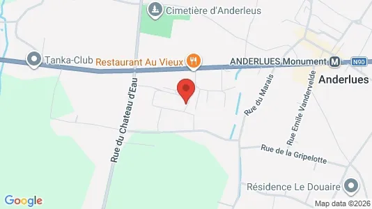 Apartments for rent i Anderlues - kort over placeringen