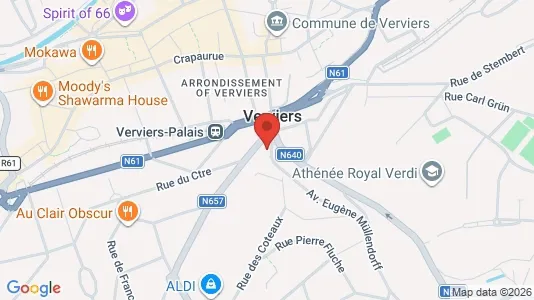 Apartments for rent in Verviers - Photo from Google Street View