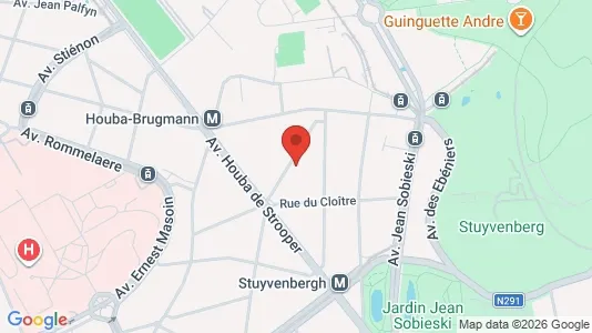 Apartments for rent i Stad Brussel - kort over placeringen