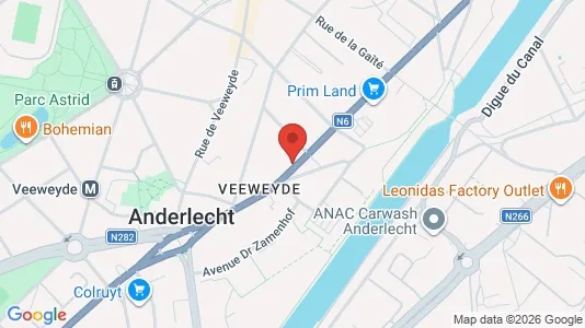 Apartments for rent in Brussels Anderlecht - Photo from Google Street View