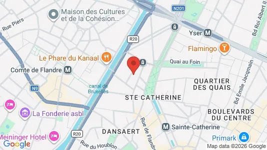 Apartments for rent i Stad Brussel - kort over placeringen