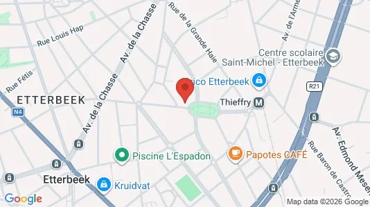 Apartments for rent in Brussels Etterbeek - Photo from Google Street View