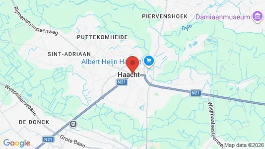 Houses for rent i Haacht - kort over placeringen