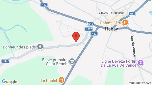 Apartments for rent i Habay - kort over placeringen