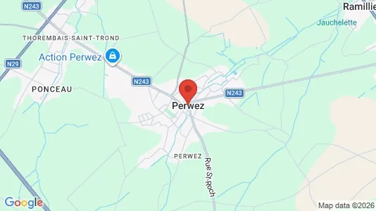 Houses for rent i Perwijs - kort over placeringen