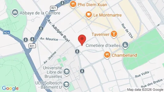 Apartments for rent in Brussels Elsene - Photo from Google Street View
