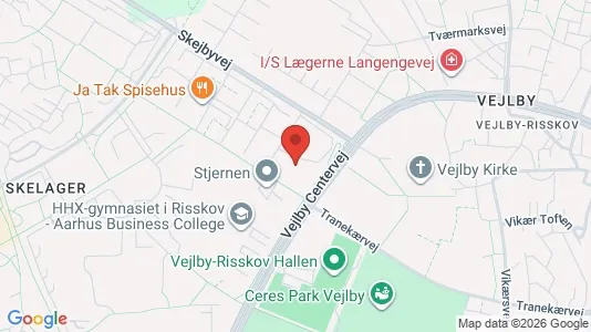 Apartments for rent i Risskov - kort over placeringen