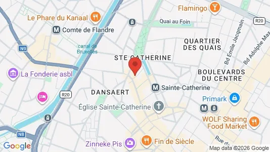 Apartments for rent i Stad Brussel - kort over placeringen