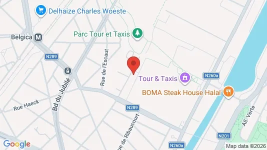 Apartments for rent i Stad Brussel - kort over placeringen