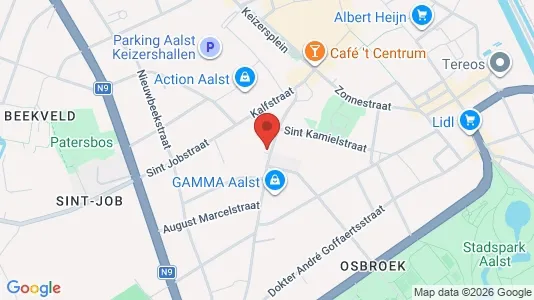Apartments for rent i Aalst - kort over placeringen