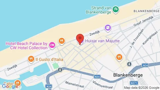 Apartments for rent i Blankenberge - kort over placeringen