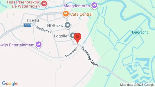 Apartments for rent i Scherpenheuvel-Zichem - kort over placeringen