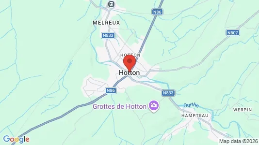 Houses for rent i Hotton - kort over placeringen
