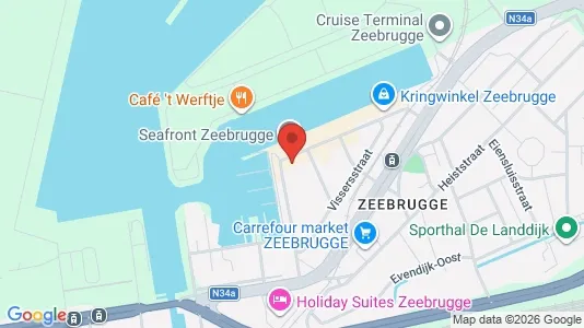 Apartments for rent i Brugge - kort over placeringen