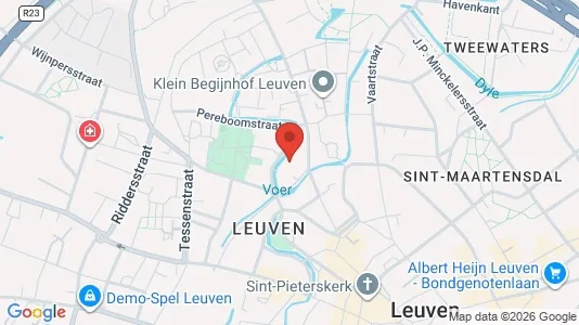 Apartments for rent i Leuven - kort over placeringen