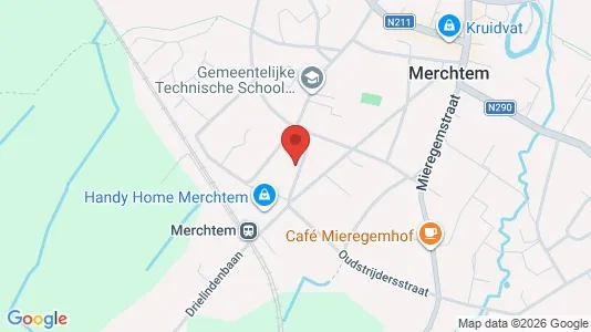 Apartments for rent i Merchtem - kort over placeringen