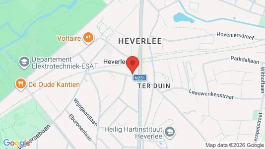 Apartments for rent i Leuven - kort over placeringen