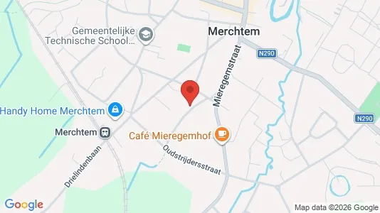 Apartments for rent i Merchtem - kort over placeringen