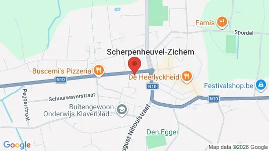 Apartments for rent i Scherpenheuvel-Zichem - kort over placeringen