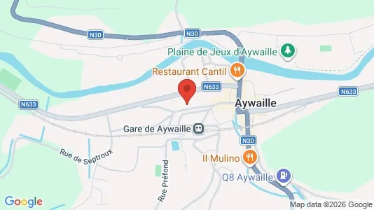 Apartments for rent i Aywaille - kort over placeringen