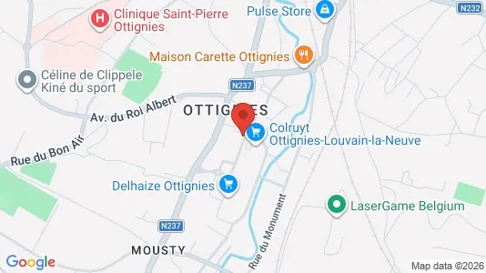 Apartments for rent in Ottignies-Louvain-la-Neuve - Photo from Google Street View